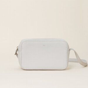 ELA | NWT | White Leather Jilly Box Micro Purse